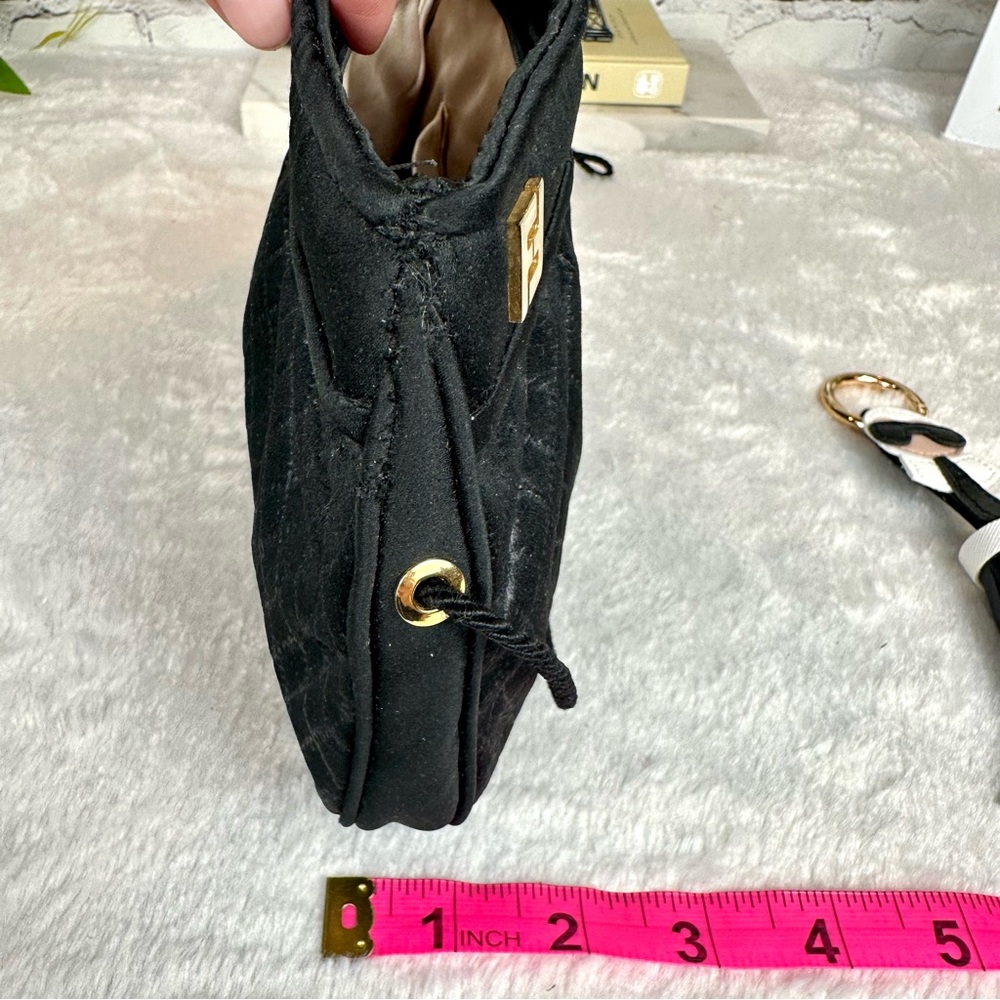 FENDI black crossbody or shoulder bag quilted soft cloth! So cute. “GREAT!” - Picture 16 of 16